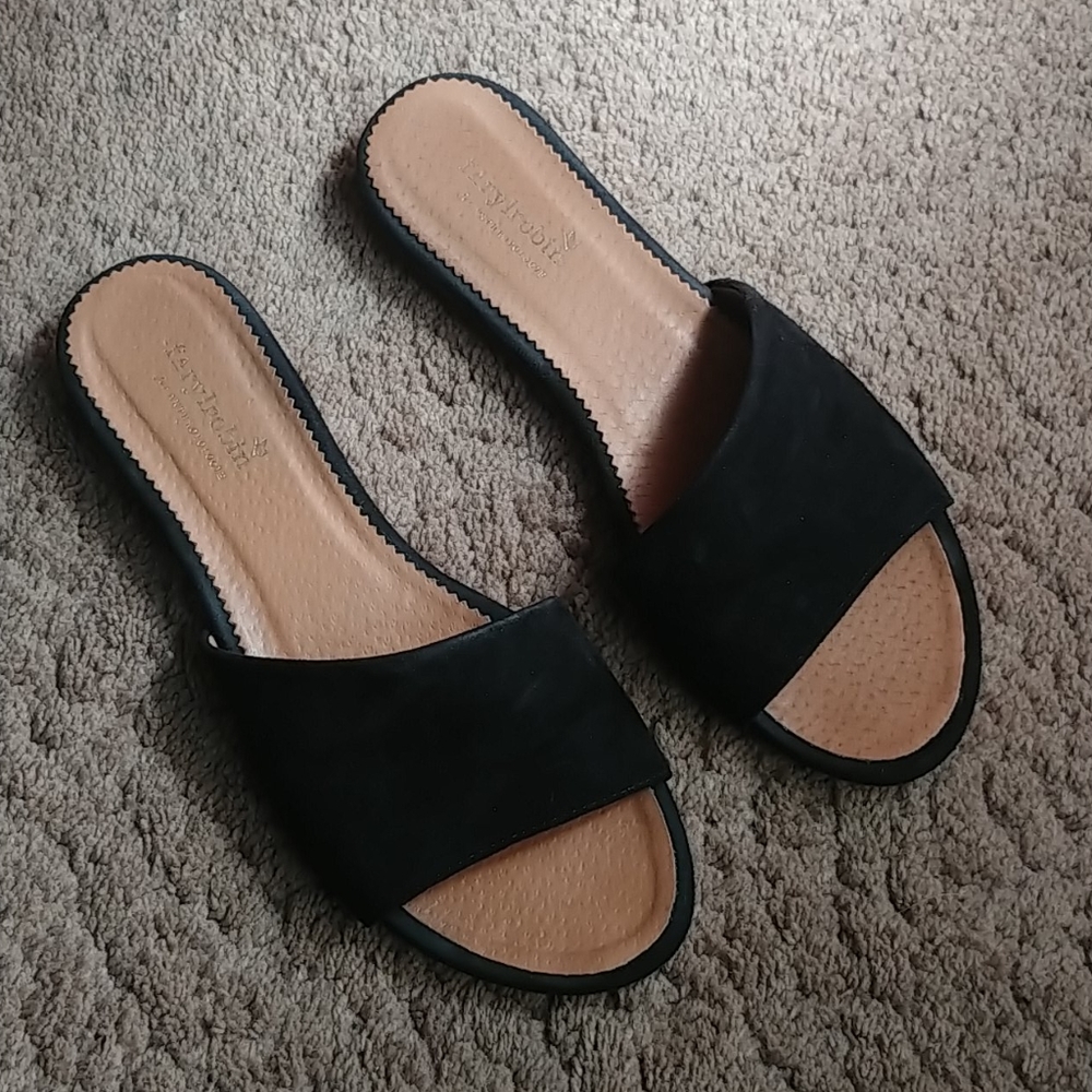 Anthropologie Farylrobin Suede Slides - image 1